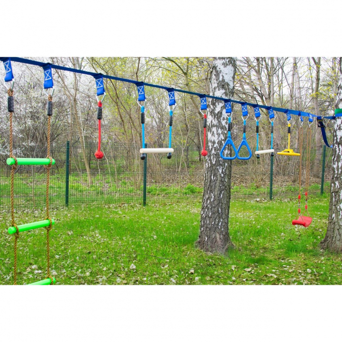 CURSA CU OBSTACOLE, PENTRU COPII, PORTABIL, SET 45 PIESE, MOTION SPORT ACTIVITIES [4]