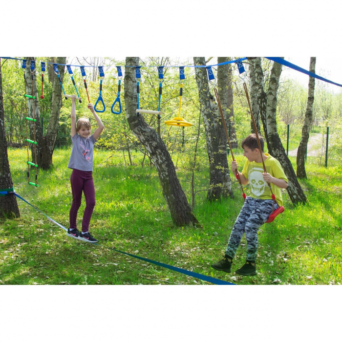 CURSA CU OBSTACOLE, PENTRU COPII, PORTABIL, SET 45 PIESE, MOTION SPORT ACTIVITIES [19]