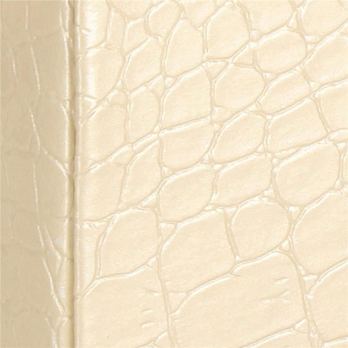 CUTIE PENTRU BIJUTERII, MDF, PIELE ECOLOGICA SI CATIFEA, CREM SI ROZ, CU OGLINDA, 17.5X14X12.5 CM, SPRINGOS [2]