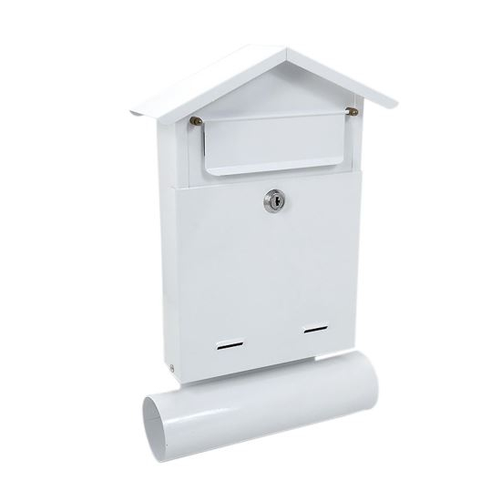 CUTIE POSTALA, CU LOC PENTRU ZIAR, ALB, FORMAT B6, 23X7X37.5 CM, DAMECH [1]