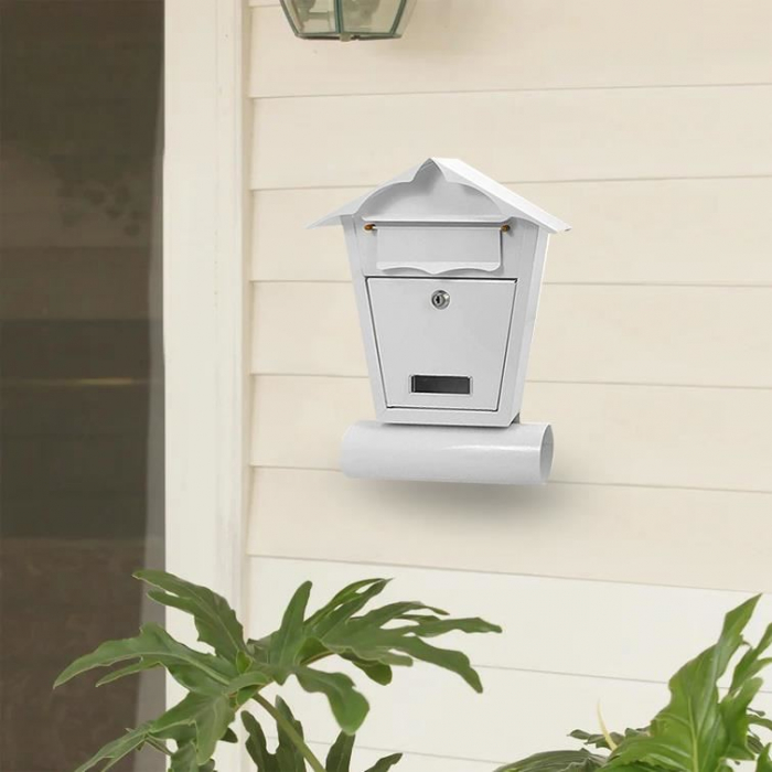 CUTIE POSTALA, CU LOC PENTRU ZIAR, ALB, FORMAT B6, 29.5X7.5X37.5 CM, DAMECH [3]