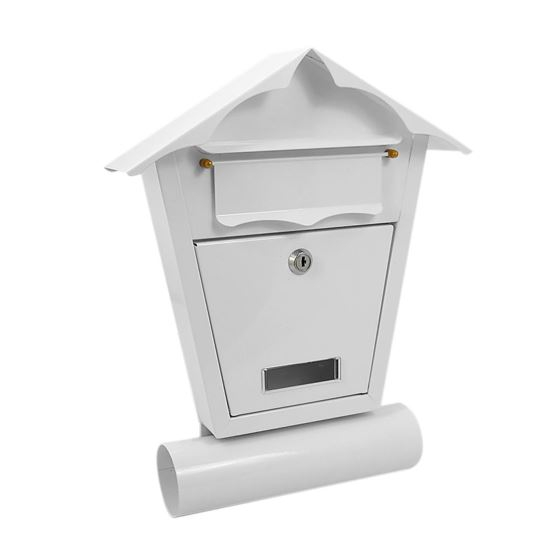 CUTIE POSTALA, CU LOC PENTRU ZIAR, ALB, FORMAT B6, 29.5X7.5X37.5 CM, DAMECH [1]