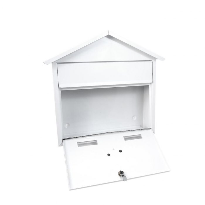 CUTIE POSTALA, CU LOC PENTRU ZIAR, ALB, FORMAT C4, 43X12X48 CM, DAMECH [2]