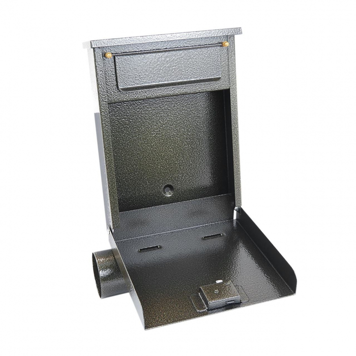 CUTIE POSTALA, CU LOC PENTRU ZIAR, AURIU, FORMAT B6, 23X6.5X33.5 CM, DAMECH [2]