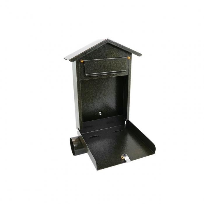 CUTIE POSTALA, CU LOC PENTRU ZIAR, AURIU, FORMAT B6, 23X7X37.5 CM, DAMECH [2]