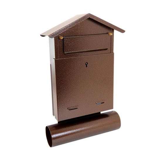 CUTIE POSTALA, CU LOC PENTRU ZIAR, CUPRU, FORMAT B6, 23X7X37.5 CM, DAMECH [1]