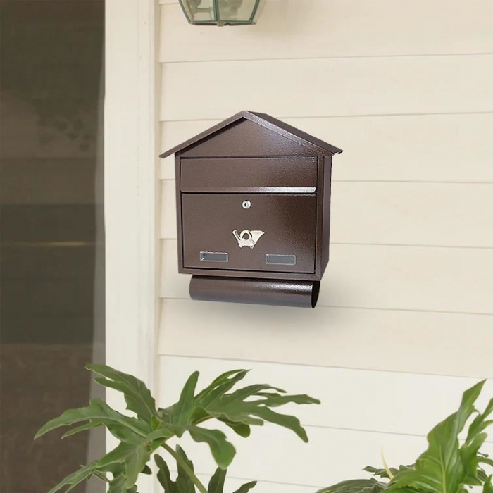 CUTIE POSTALA, CU LOC PENTRU ZIAR, CUPRU, FORMAT C4, 43X12X48 CM, DAMECH [3]