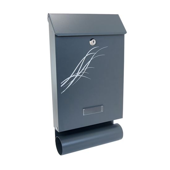 CUTIE POSTALA, CU LOC PENTRU ZIAR, GRAFIT, FORMAT C4, 25X6.5X44.5 CM, DAMECH [1]