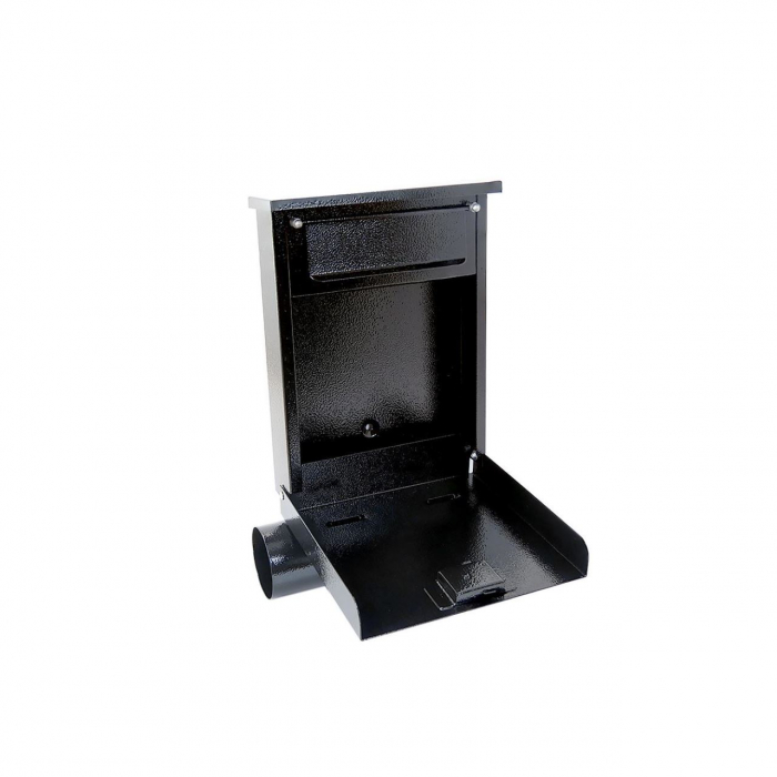 CUTIE POSTALA, CU LOC PENTRU ZIAR, NEGRU, FORMAT B6, 23X6.5X33.5 CM, DAMECH [2]
