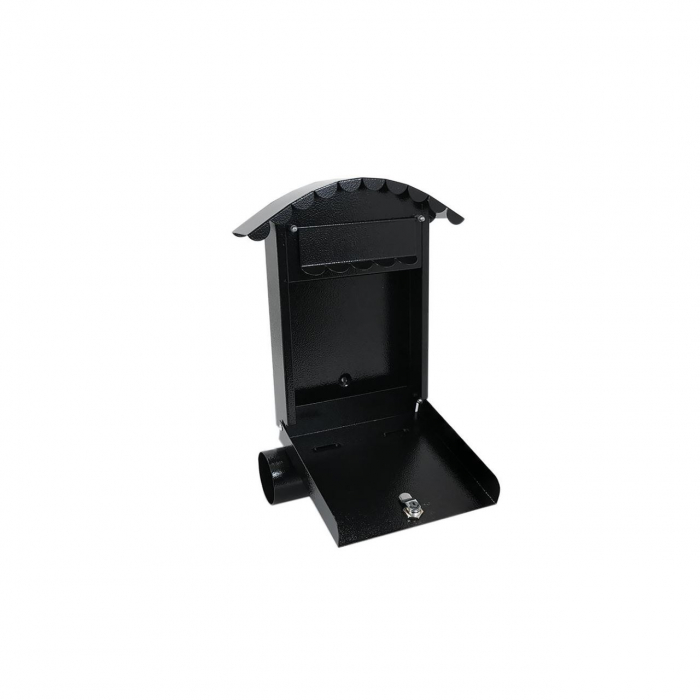 CUTIE POSTALA, CU LOC PENTRU ZIAR, NEGRU, FORMAT B6, 24.5X7X36.5 CM, DAMECH [2]