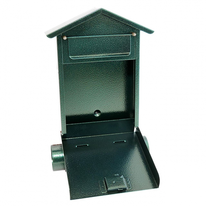 CUTIE POSTALA, CU LOC PENTRU ZIAR, VERDE, FORMAT B6, 23X7X37.5 CM, DAMECH [2]