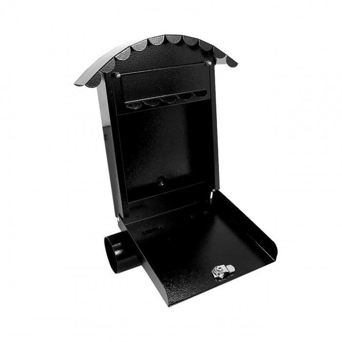CUTIE POSTALA, DAMECH, CU LOC PENTRU ZIAR, NEGRU, FORMAT B6, 24.5X7X36.5 CM [2]