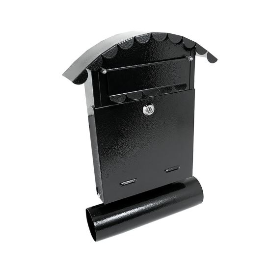 CUTIE POSTALA, DAMECH, CU LOC PENTRU ZIAR, NEGRU, FORMAT B6, 24.5X7X36.5 CM [1]