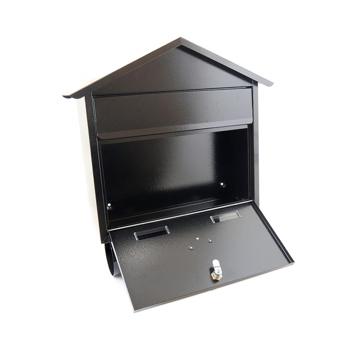 CUTIE POSTALA, DAMECH, CU LOC PENTRU ZIAR, NEGRU, FORMAT C4, 43X12X39 CM [2]