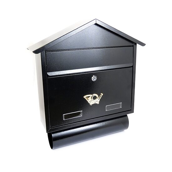 CUTIE POSTALA, DAMECH, CU LOC PENTRU ZIAR, NEGRU, FORMAT C4, 43X12X39 CM [1]