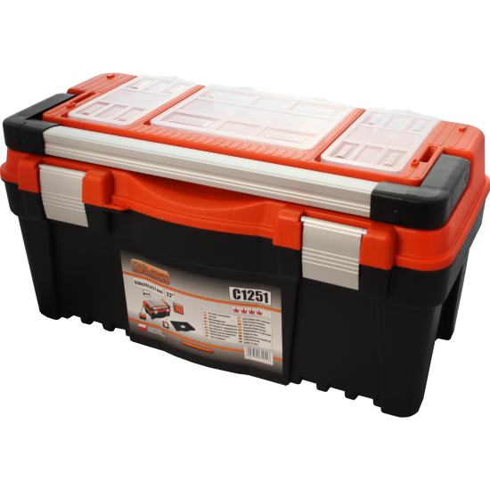 CUTIE SCULE CU ORGANIZATOR, MANER ALUMINIU, 55X26.7X27.7 CM, RICHMANN EXCLUSIVE [1]