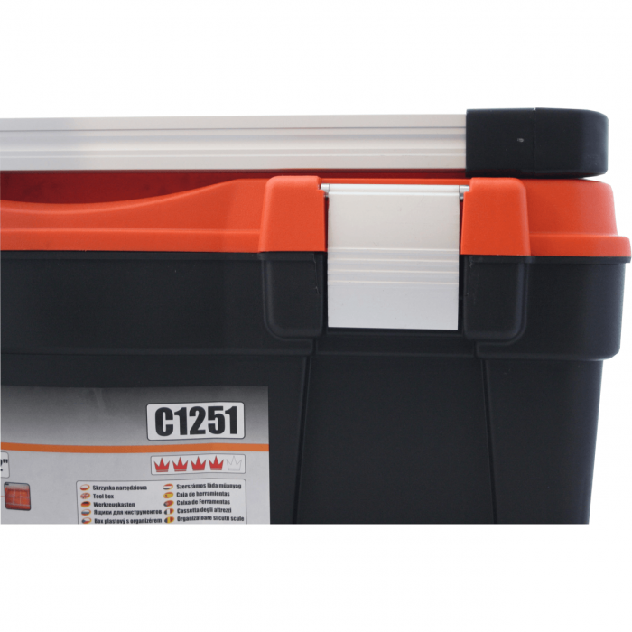 CUTIE SCULE CU ORGANIZATOR, MANER ALUMINIU, 55X26.7X27.7 CM, RICHMANN EXCLUSIVE [3]