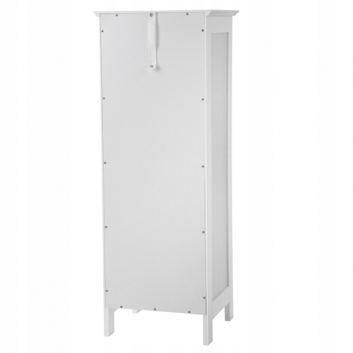 DULAP BAIE, VASAGLE, PLACA MDF, 1 RAFT, 1 USA, 1 SERTAR, ALB, 32X30X87CM [4]