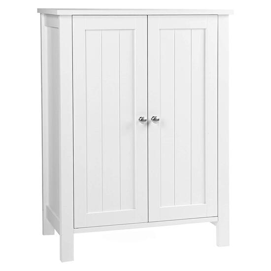 DULAP BAIE, VASAGLE, PLACA MDF, 2 RAFTURI, 2 USI, ALB, 60X30X80 CM [1]
