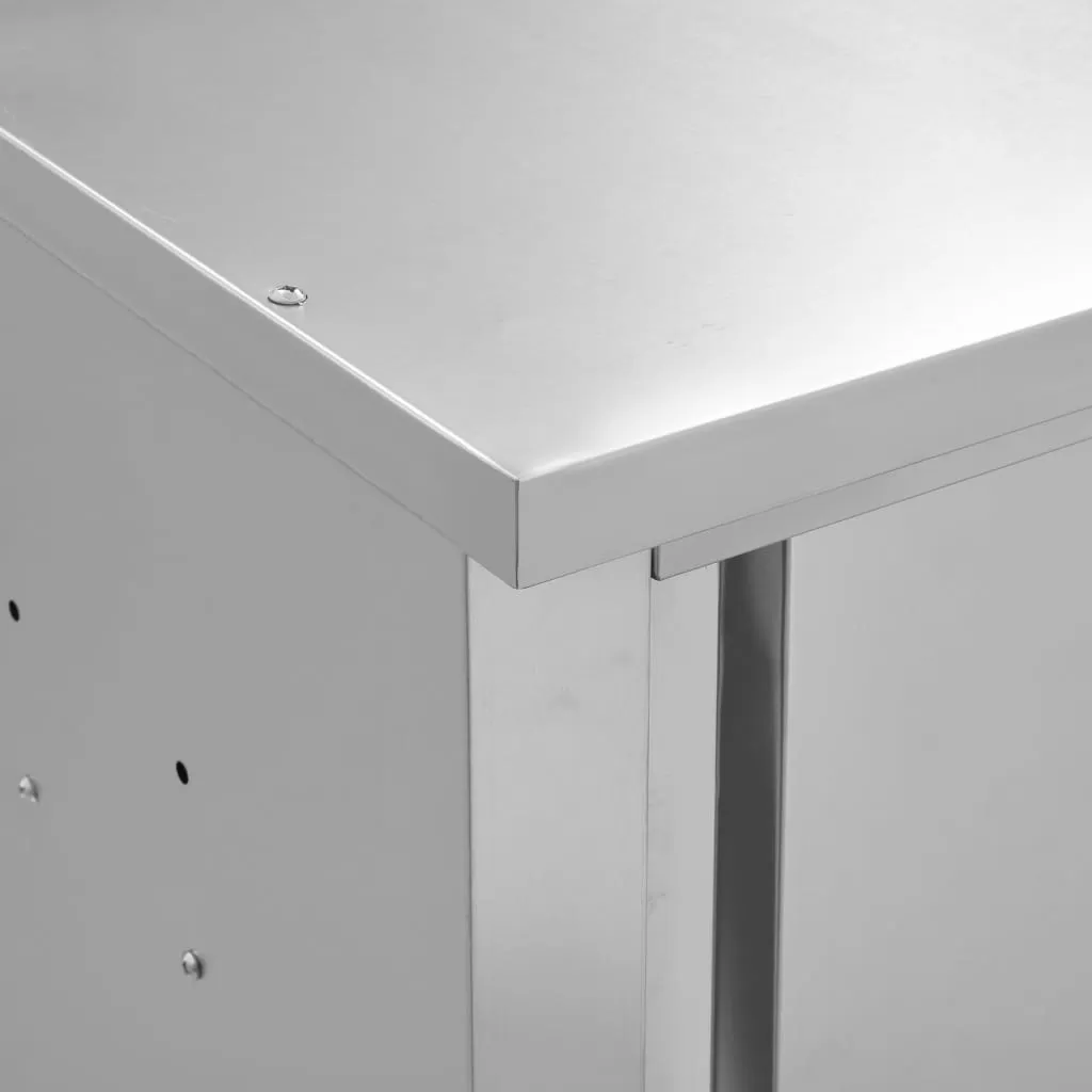 DULAP BUCATARIE CU USI GLISANTE, GRI, 90 X 40 X 50 CM [2]