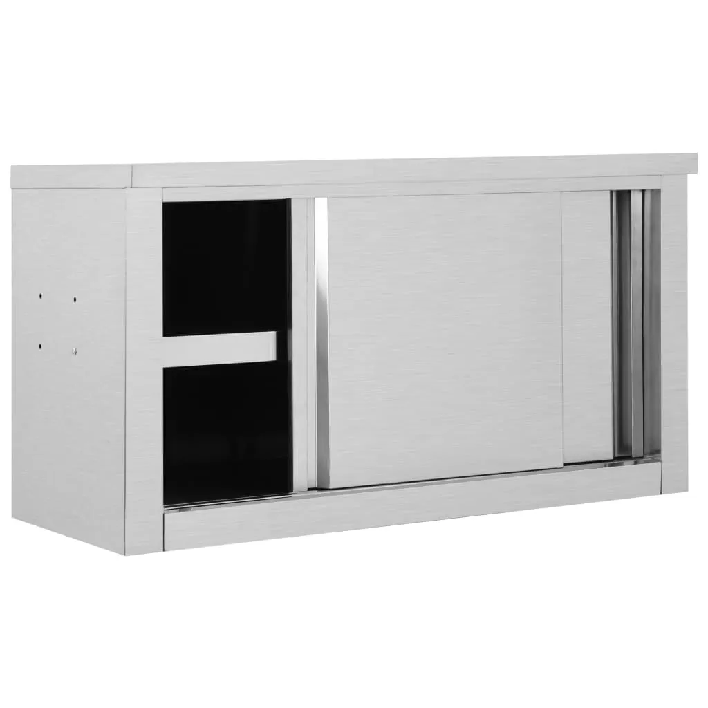 DULAP BUCATARIE CU USI GLISANTE, GRI, 90 X 40 X 50 CM [3]