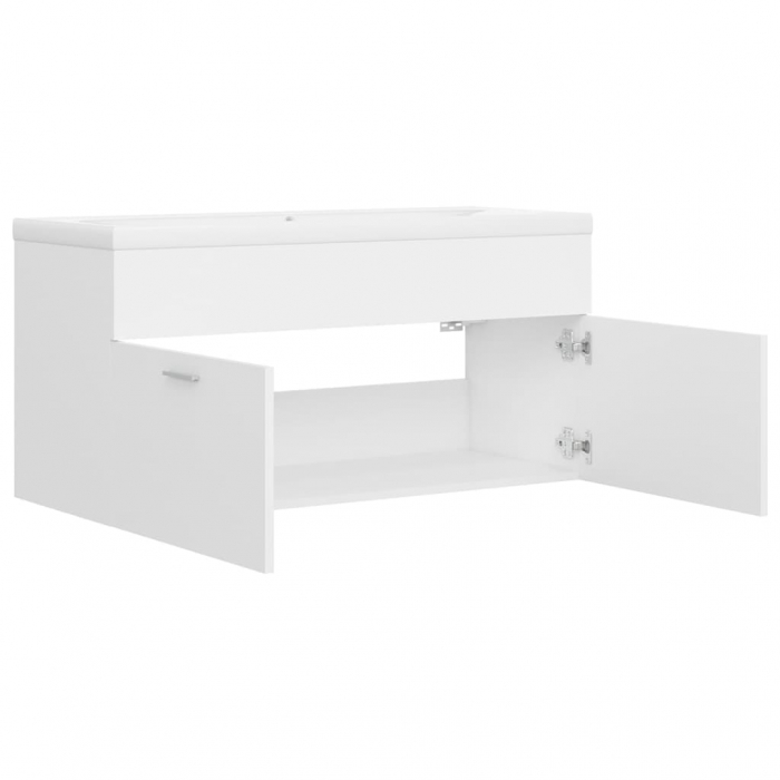 DULAP CU CHIUVETA INCORPORATA, ALB, 100 X 38.5 X 46 CM [10]