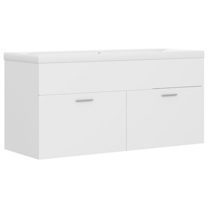 DULAP CU CHIUVETA INCORPORATA, ALB, 100 X 38.5 X 46 CM [2]