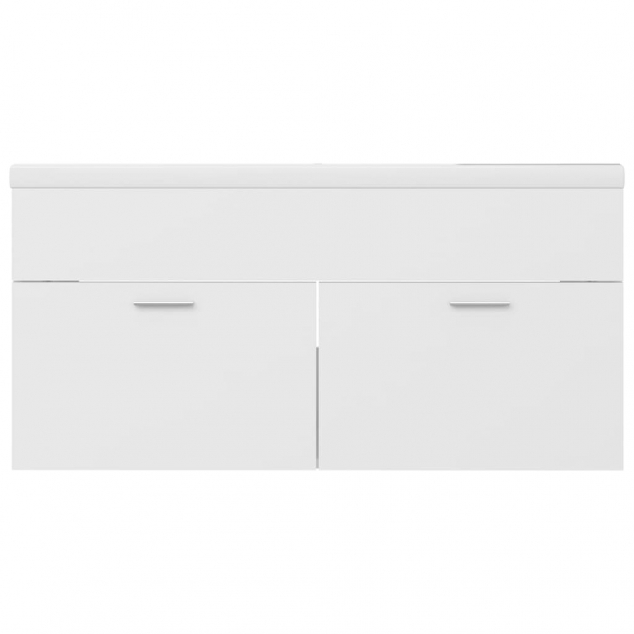 DULAP CU CHIUVETA INCORPORATA, ALB, 100 X 38.5 X 46 CM [8]