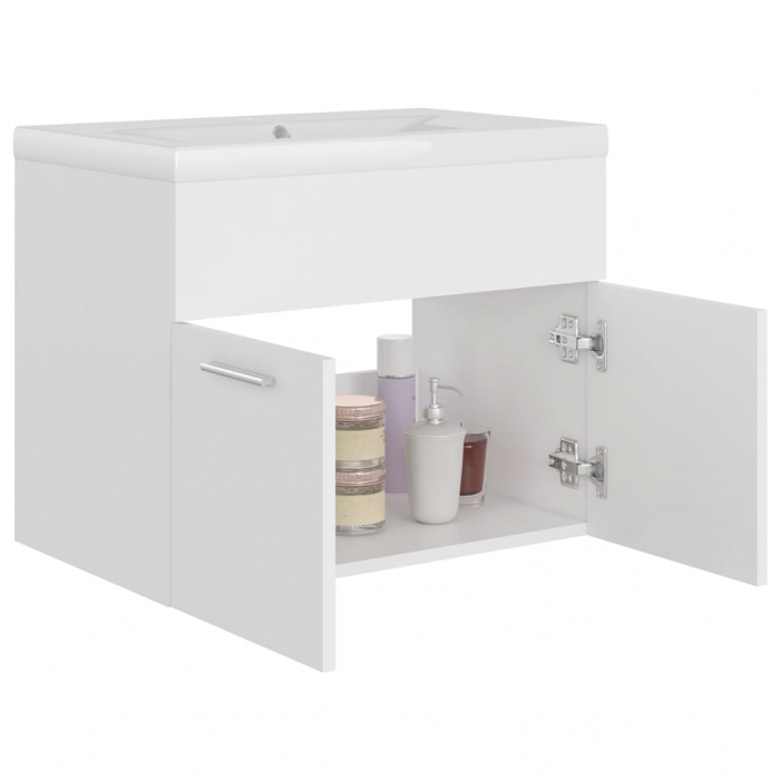 DULAP CU CHIUVETA INCORPORATA, ALB, 60 X 38.5 X 46 CM [4]