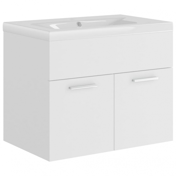 DULAP CU CHIUVETA INCORPORATA, ALB, 60 X 38.5 X 46 CM [2]