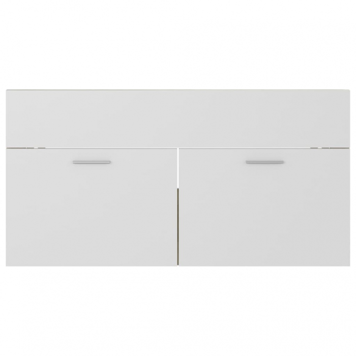 DULAP CU CHIUVETA INCORPORATA, ALB SI SONOMA, 90 X 38.5 X 46 CM [8]