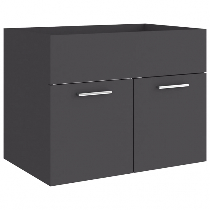 DULAP CU CHIUVETA INCORPORATA, GRI, 60 X 38.5 X 46 CM [6]