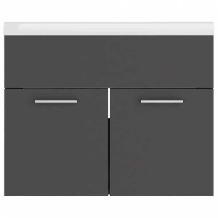DULAP CU CHIUVETA INCORPORATA, GRI, 60 X 38.5 X 46 CM [7]