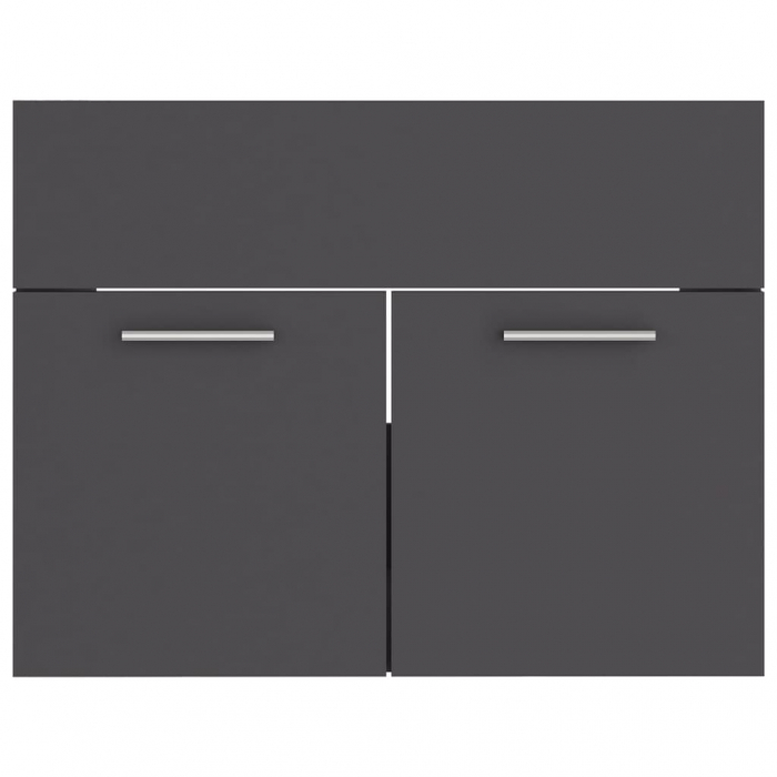 DULAP CU CHIUVETA INCORPORATA, GRI, 60 X 38.5 X 46 CM [8]