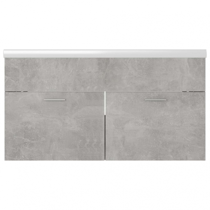 DULAP CU CHIUVETA INCORPORATA, GRI BETON, 90 X 38.5 X 46 CM [7]