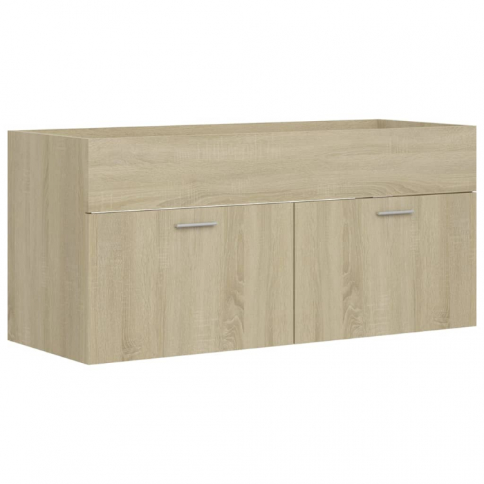 DULAP CU CHIUVETA INCORPORATA, STEJAR SONOMA, 100 X 38.5 X 46 CM [5]