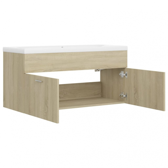 DULAP CU CHIUVETA INCORPORATA, STEJAR SONOMA, 100 X 38.5 X 46 CM [10]