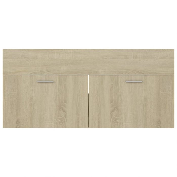 DULAP CU CHIUVETA INCORPORATA, STEJAR SONOMA, 100 X 38.5 X 46 CM [6]