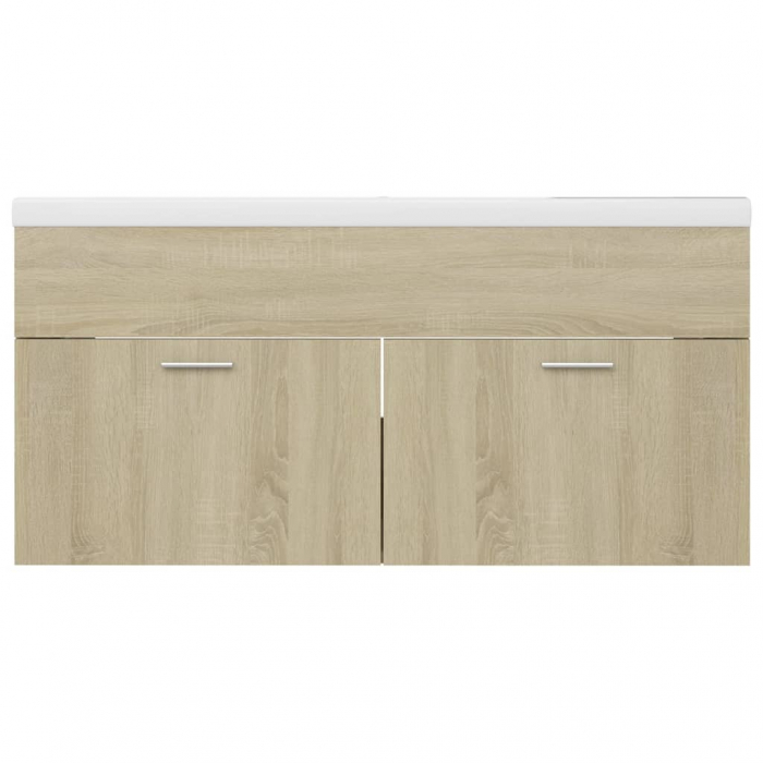 DULAP CU CHIUVETA INCORPORATA, STEJAR SONOMA, 100 X 38.5 X 46 CM [8]