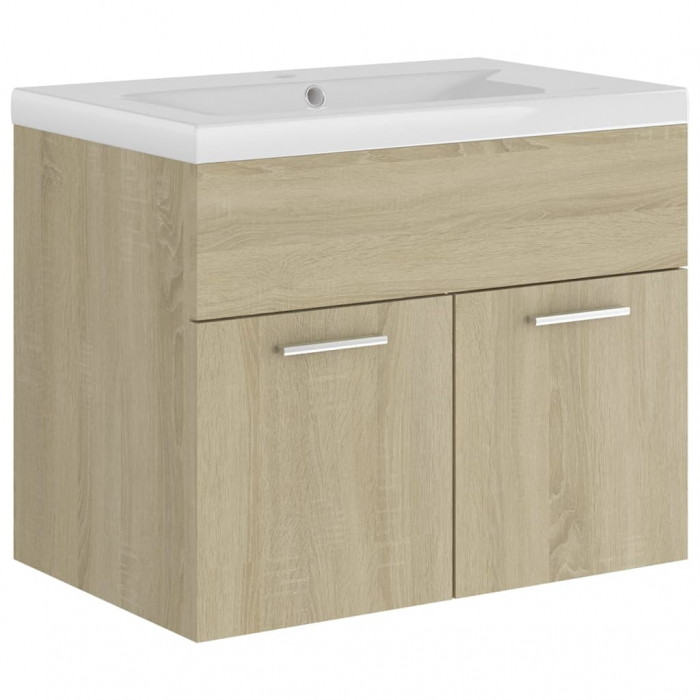 DULAP CU CHIUVETA INCORPORATA, STEJAR SONOMA, 60 X 38.5 X 46 CM [2]