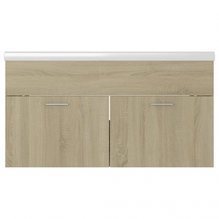 DULAP CU CHIUVETA INCORPORATA, STEJAR SONOMA, 90 X 38.5 X 46 CM [7]