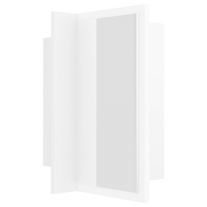DULAP DE BAIE CU OGLINDA & LED, ALB [11]