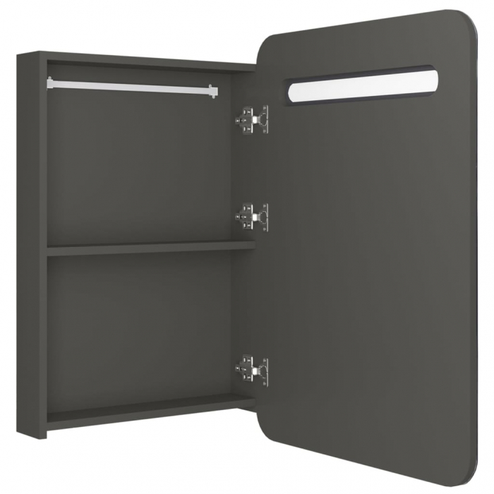 DULAP DE BAIE CU OGLINDA SI LED, ANTRACIT [5]