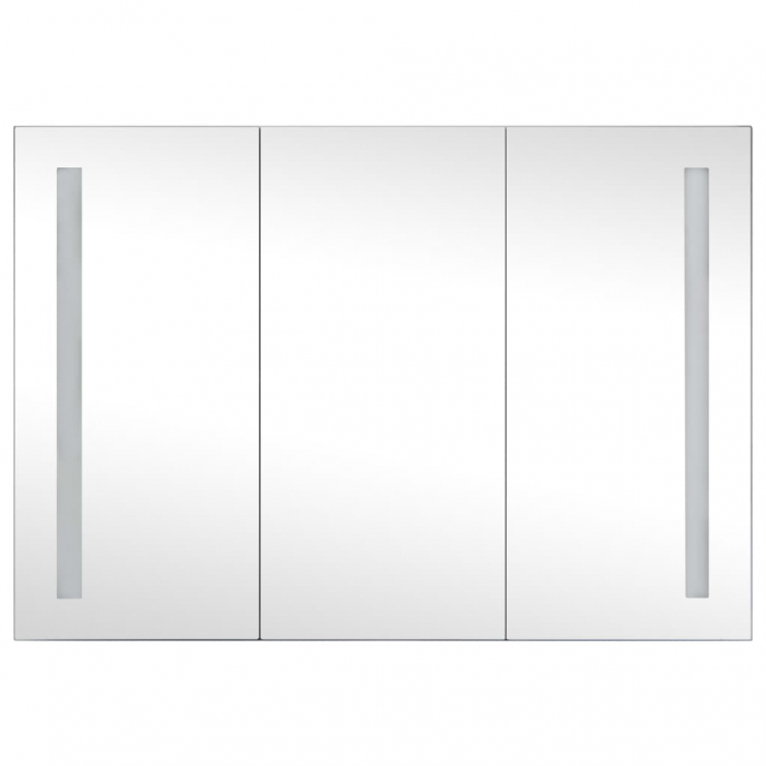 DULAP DE BAIE CU OGLINDA SI LED, ANTRACIT [4]