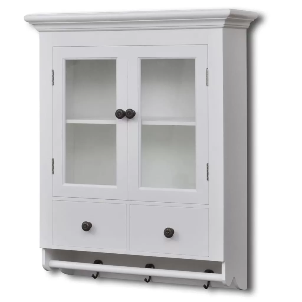DULAP DE PERETE PENTRU BUCATARIE, ALB, 59 X 22.5 X 74 CM [1]