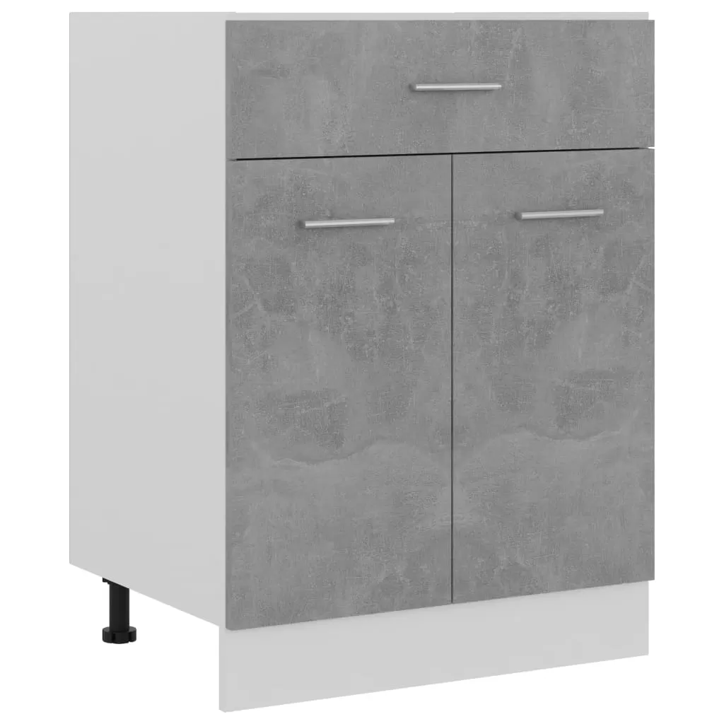 DULAP INFERIOR CU SERTAR, GRI BETON [1]