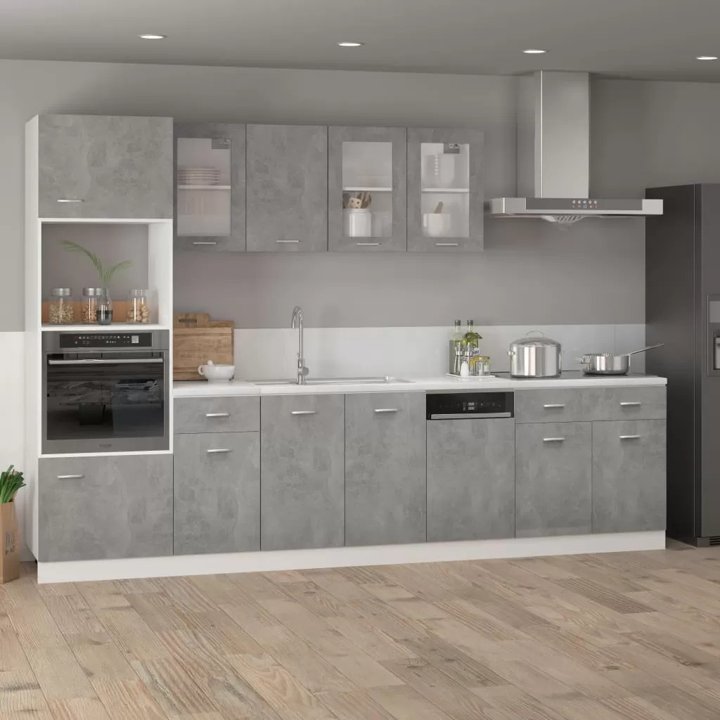 DULAP INFERIOR CU SERTAR, GRI BETON [3]