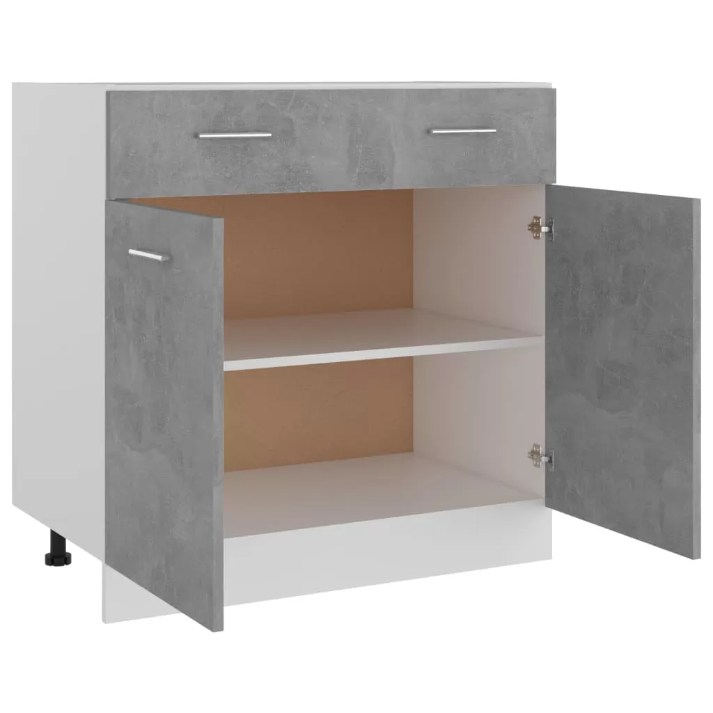 DULAP INFERIOR CU SERTAR, GRI BETON [5]