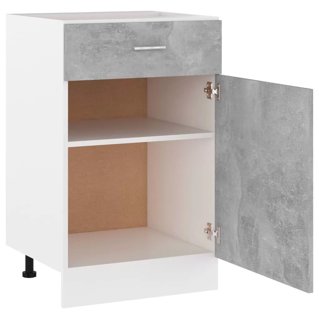 DULAP INFERIOR CU SERTAR, GRI BETON [5]
