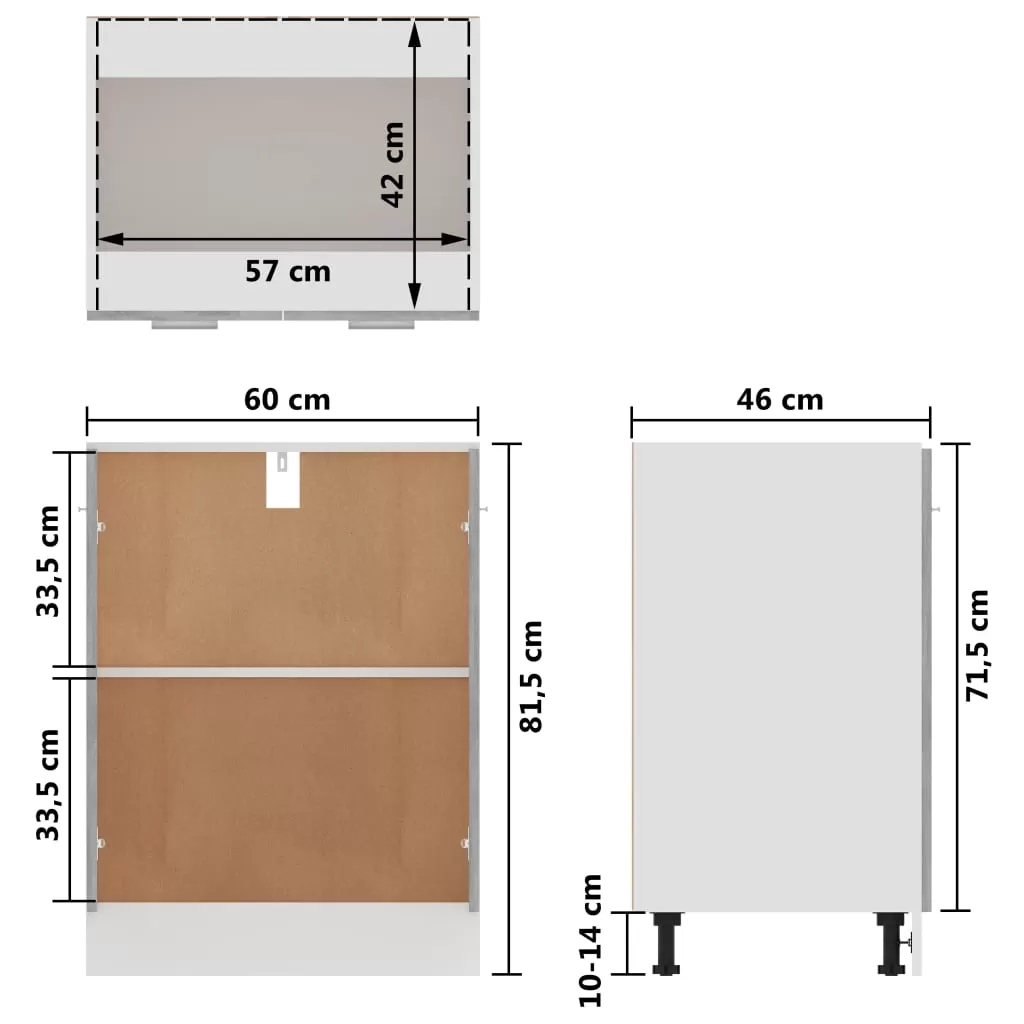 DULAP INFERIOR, GRI BETON [10]